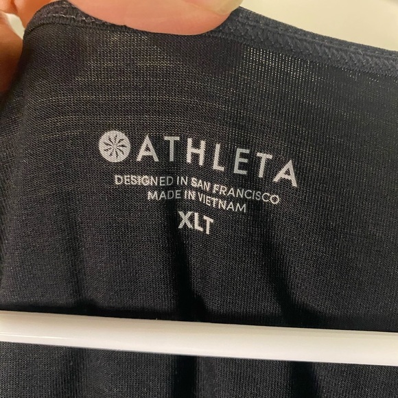 Women’s Athleta Black Tank Top With Back Pocket Size XLT - Picture 5 of 12